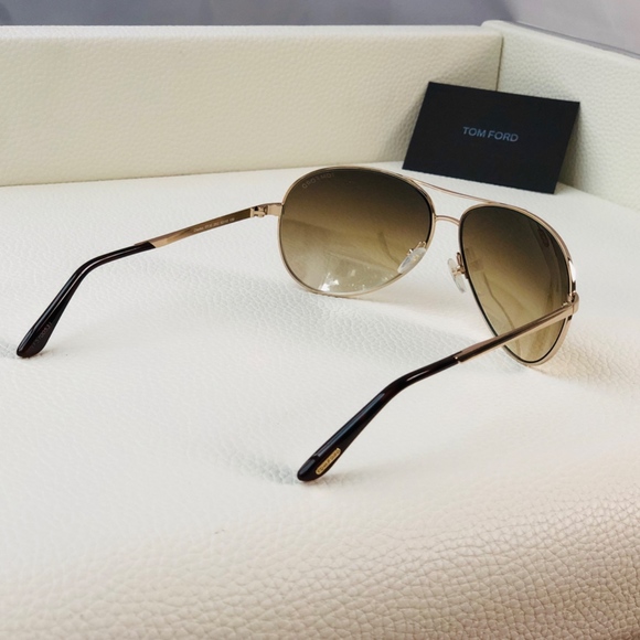 SOLD 🚫 New TOM FORD Rose Gold Aviator Sunglasses - Picture 5 of 8
